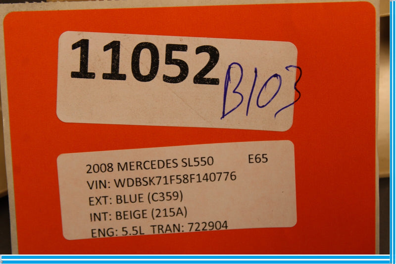 Load image into Gallery viewer, 03-12 Mercedes R230 SL550 Front Right Passenger Seat Track Trim Cover Beige Oem
