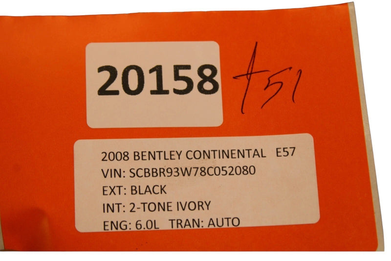 Load image into Gallery viewer, 06-12 Bentley Continental Front Left Driver Side Seat Trim Cover Panel Oem