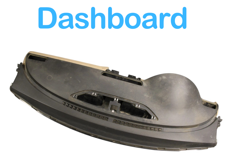Load image into Gallery viewer, 13-16 Volkswagen VW CC Dashboard Instrument Panel Assembly Black 3C1857003 Oem