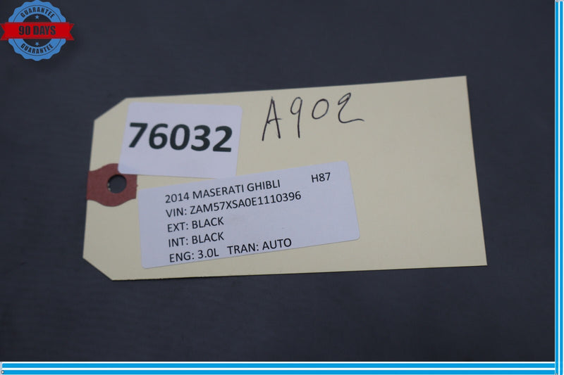 Load image into Gallery viewer, 14-19 Maserati Ghibli M157 Right Side Floor Access Carpet Trim Panel Black Oem