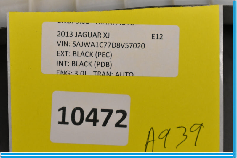 Load image into Gallery viewer, 10-15 Jaguar XJ XJL Rear Right Passenger Side Door Scuff Tread Plate Oem