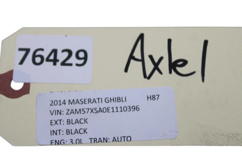 Load image into Gallery viewer, 14-17 Maserati Ghibli Q4 Rear Right Side Drive Axle CV Shaft Driveshaft AWD Oem