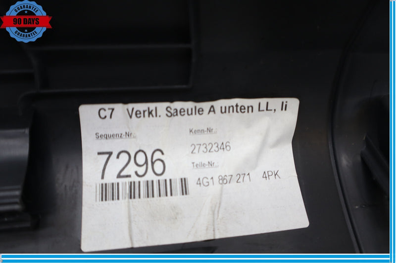 Load image into Gallery viewer, 12-18 Audi A7 Quattro Front Left Driver Side Door Sill Scuff Kick Plate Trim Oem