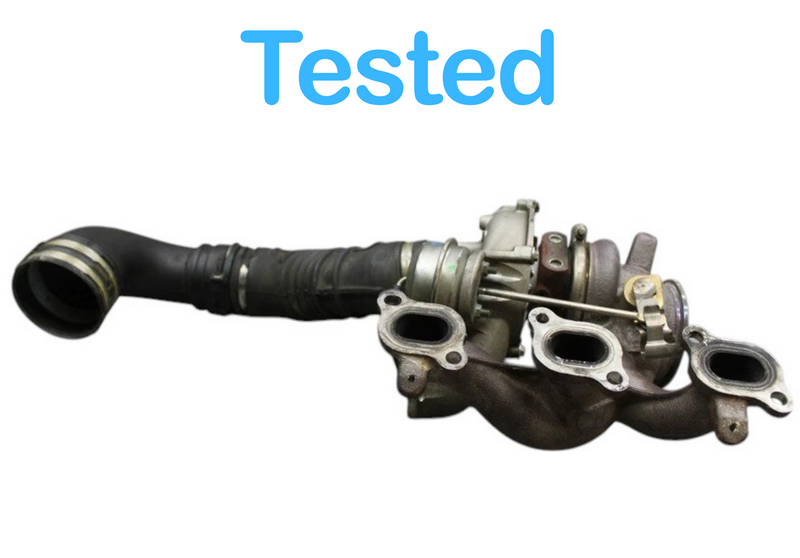 Load image into Gallery viewer, 14-20 Maserati Ghibli Front Left Side Turbo Charger Turbocharger Manifold Oem
