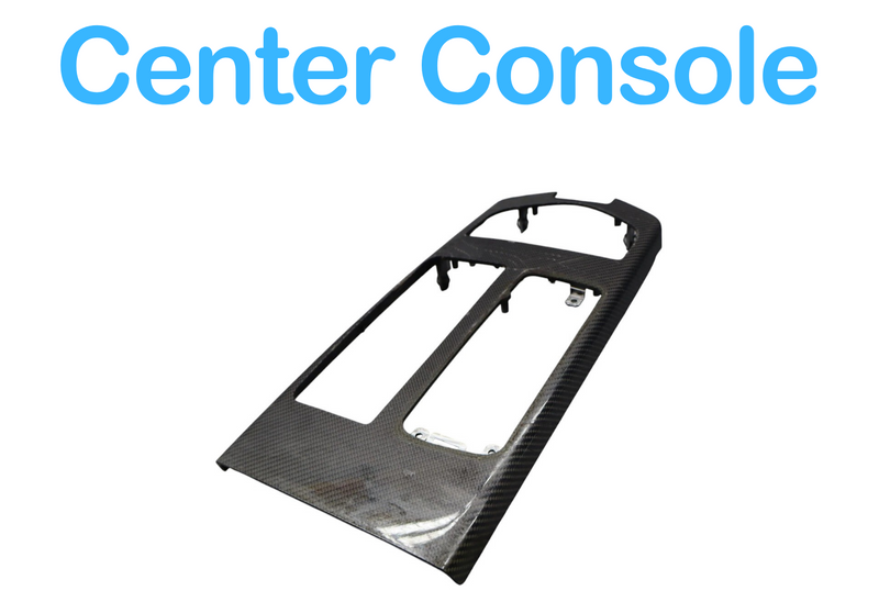 Load image into Gallery viewer, 14-17 Maserati Quattroporte Front Center Console Cover Trim Carbon 670021478 Oem