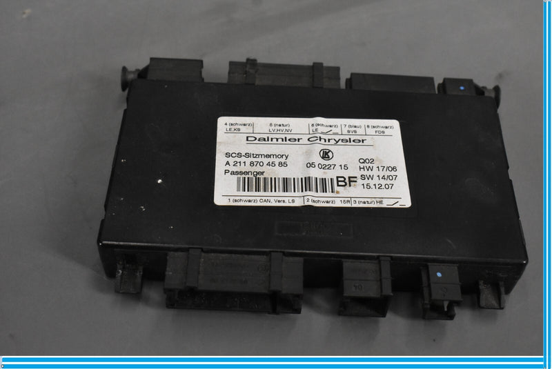 Load image into Gallery viewer, 06-12 Mercedes W164 GL500 GL450 Front Right Side Seat Control Module ECU Oem