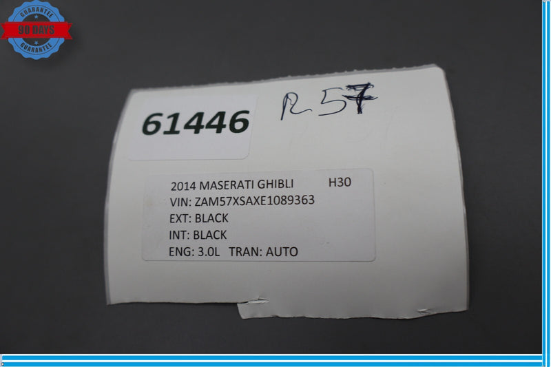 Load image into Gallery viewer, 14-17 Maserati Ghibli Rear Left Side Center Seat Belt Seatbelt Buckle Oem