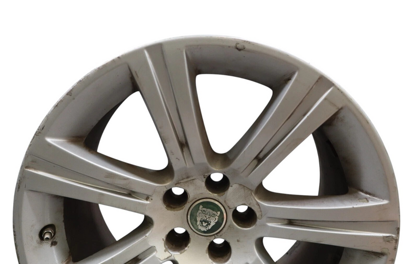 Load image into Gallery viewer, 07-15 Jaguar X150 XK XF 9.5x18 R18 Rear Alloy Wheel Rim Silver 18" Oem