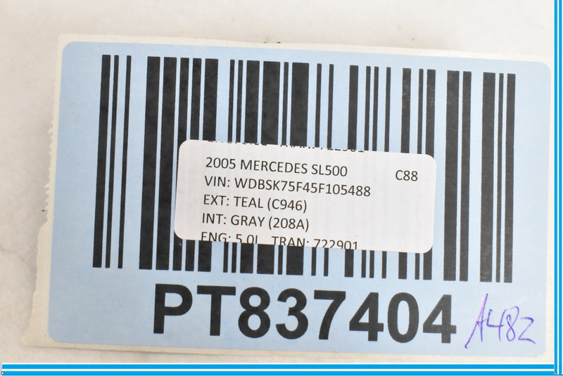 Load image into Gallery viewer, 03-12 Mercedes SL500 SL600 R230 Right Passenger Seat Backrest Recline Switch Oem