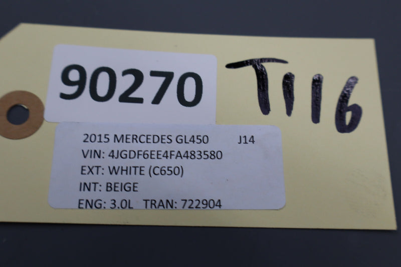 Load image into Gallery viewer, 07-19 Mercedes X166 GL450 GLS350 Rear Left Side Bumper Mount Rail Bracket Oem
