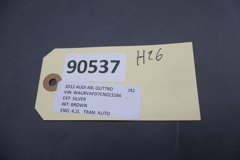 Load image into Gallery viewer, 11-18 Audi A8L Quattro Front Right Passenger Side Seat Headrest Leather Oem