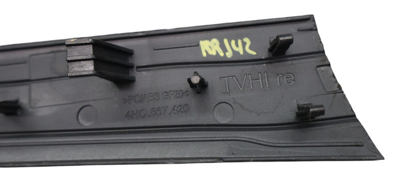 Load image into Gallery viewer, 11-18 Audi A8L Quattro Rear Right Passenger Side Door Panel Trim 4H0867420 Oem