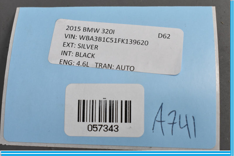 Load image into Gallery viewer, 12-18 BMW 320i 328i 428i F30 Rear Right C Pillar Cover Trim Panel 7221004 Oem