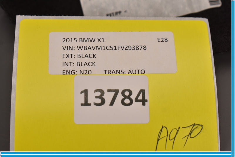 Load image into Gallery viewer, 12-15 BMW E84 X1 Rear Left Trunk Backrest Mount Cover Trim Oem