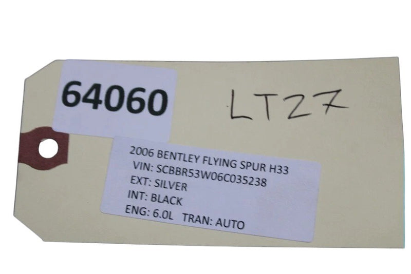 Load image into Gallery viewer, 03-10 Bentley Continental Flying Spur Rear Trunk Parcel Shelf Trim Panel Oem