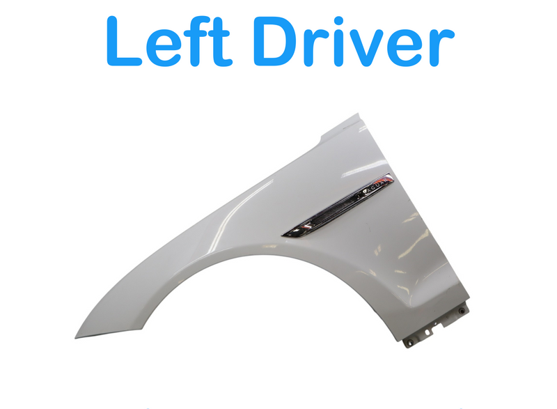 Load image into Gallery viewer, 10-19 Jaguar X351 XJ XJR Left Driver Side Wheel Fender Wing Panel White Oem