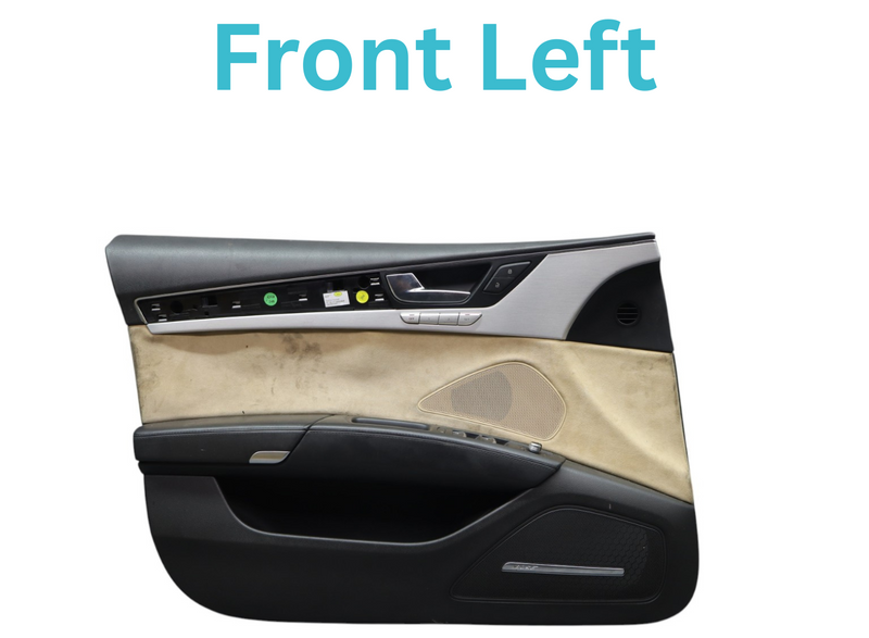 Load image into Gallery viewer, 11-18 Audi A8 Quattro Front Left Driver Side Interior Door Panel Trim Oem