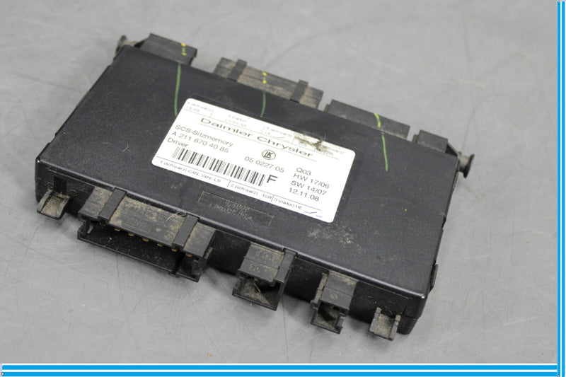 Load image into Gallery viewer, 06-12 Mercedes X164 GL450 GL550 Left Driver Side Seat Control Module Unit Oem