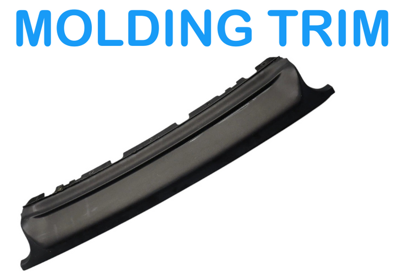 Load image into Gallery viewer, 14-19 Maserati Ghibli Rear Bumper Center Lower Molding Trim 670010777 OEM