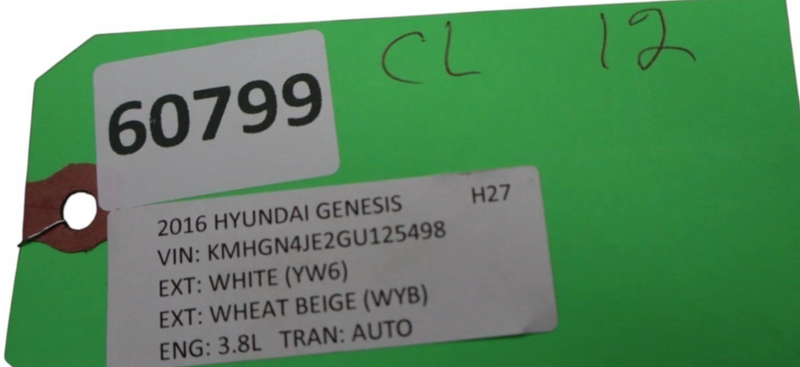 Load image into Gallery viewer, 15-20 Hyundai Genesis Front Right Passenger Lower Bottom Seat Cushion Cover Oem