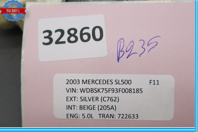 Load image into Gallery viewer, 03-14 Mercedes R230 SL500 SL55 Right Side Window Regulator Motor 2308201042 Oem