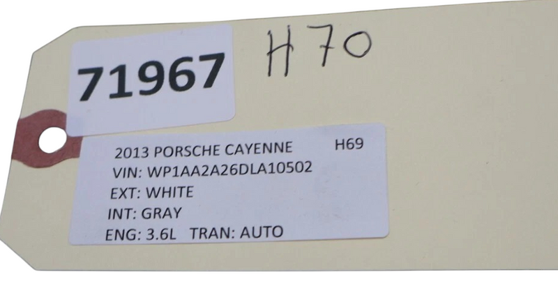 Load image into Gallery viewer, 11-18 Porsche Cayenne 958 Front Left Side Door Inner Pull Handle Grip Oem