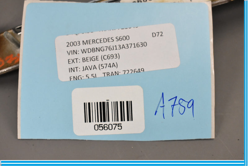 Load image into Gallery viewer, 03-06 Mercedes S500 S600 W220 Front Right Passenger Door Panel Trim Bezel Oem