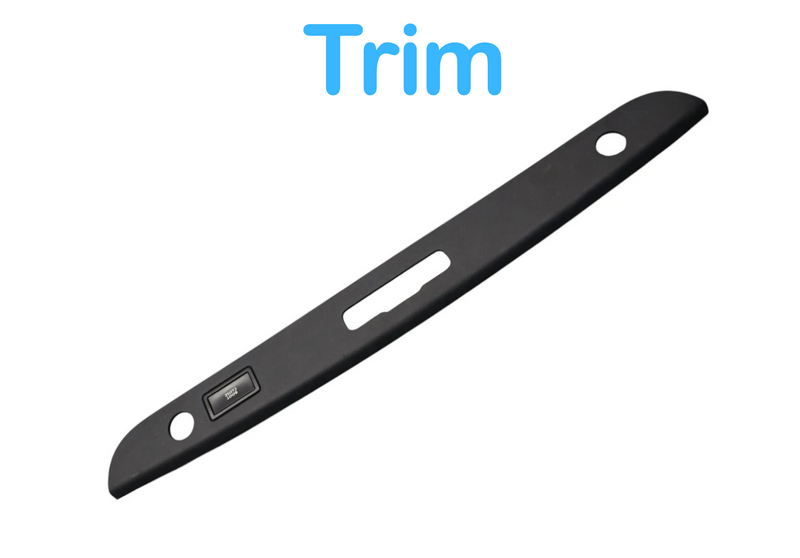 Load image into Gallery viewer, 06-12 Bentley Continental Flying Spur Rear Trunk Lid Upper Trim Panel Black OEM