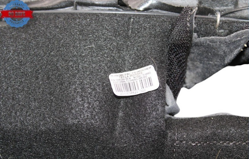 Load image into Gallery viewer, 12-20 Tesla Model S Rear Lower Bottom Seat Cushion Leather Black 102607601 Oem