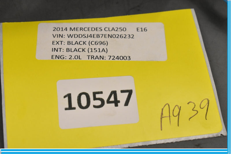 Load image into Gallery viewer, 14-18 Mercedes CLA250 C117 Rear Right Passenger Side Door Lock Dust Cover Oem