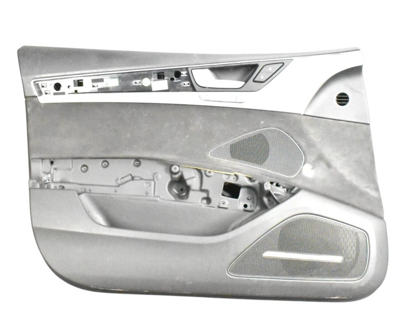Load image into Gallery viewer, 11-17 Audi A8 Front Left Driver Interior Door Trim Panel Black 4H0868151A OEM