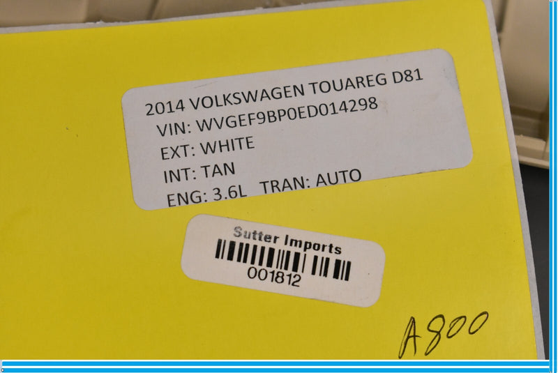 Load image into Gallery viewer, 11-18 Volkswagen VW Touareg Rear View Mirror Cap Cover Trim Bezel Oem