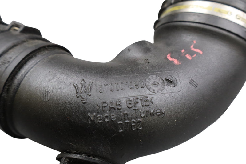 Load image into Gallery viewer, 14-17 Maserati Ghibli Right Turbo Intercooler Hose Air Duct Tube 670001590 Oem