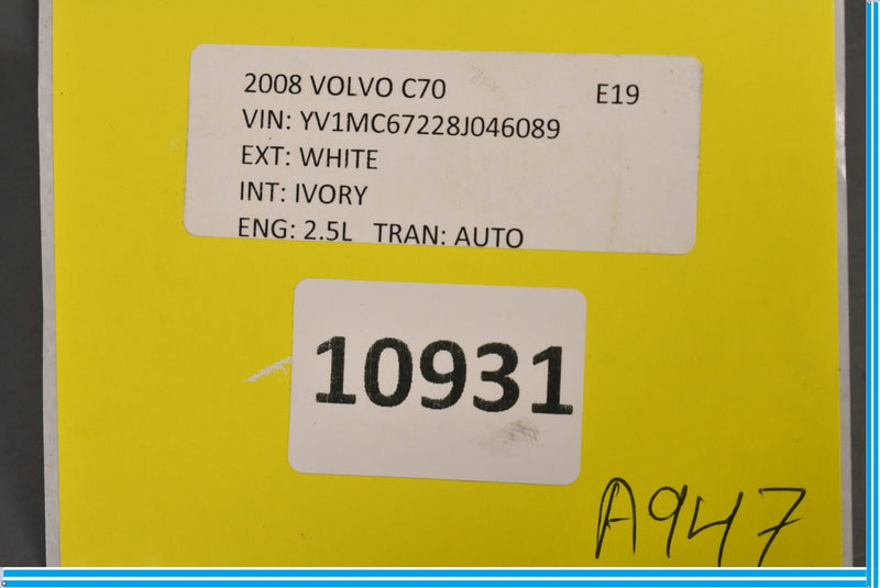 Load image into Gallery viewer, 06-13 Volvo C70 Right Side Interior Trim Luggage Compartment Lock Brace Oem