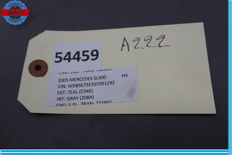 Load image into Gallery viewer, 03-12 Mercedes R230 SL500 Left Seat Backrest Recline Switch Cover Oem