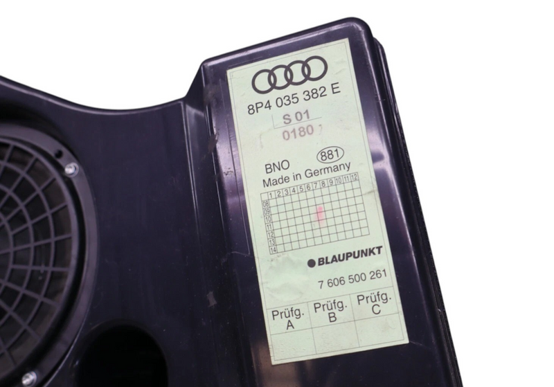 Load image into Gallery viewer, 06-13 Audi A3 A3 Quattro Rear Trunk Subwoofer Audio Speaker Box 8P4035382 Oem