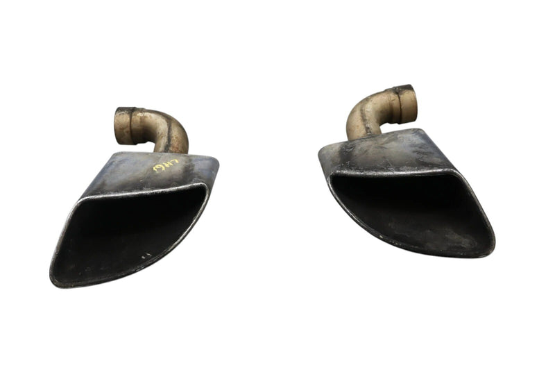 Load image into Gallery viewer, 11-17 Volkswagen Touareg Rear Left & Right Side Exhaust Tail Pipe Tip Set Oem