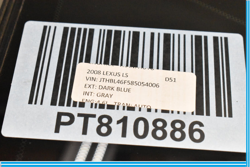 Load image into Gallery viewer, 07-17 Lexus LS460 Rear Left Driver Back Door Vent Window Glass Oem