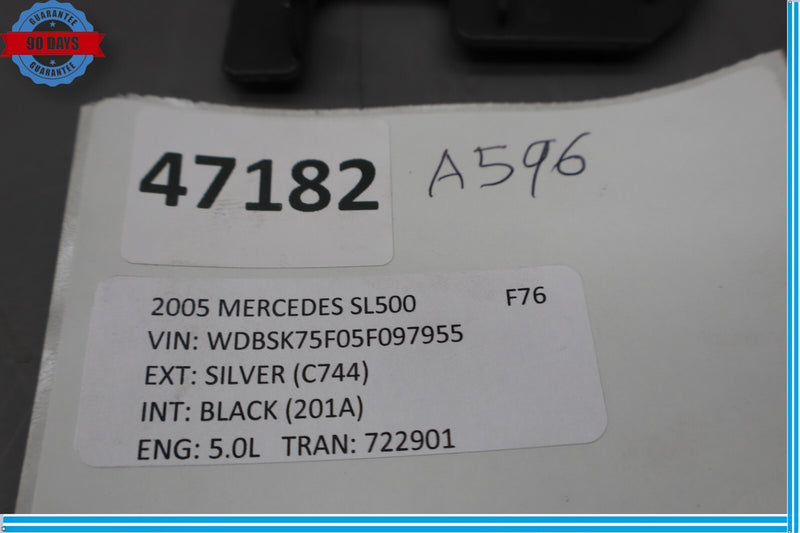 Load image into Gallery viewer, 03-12 Mercedes R230 SL500 Front Right Side Seat Cushion Trim Molding Oem