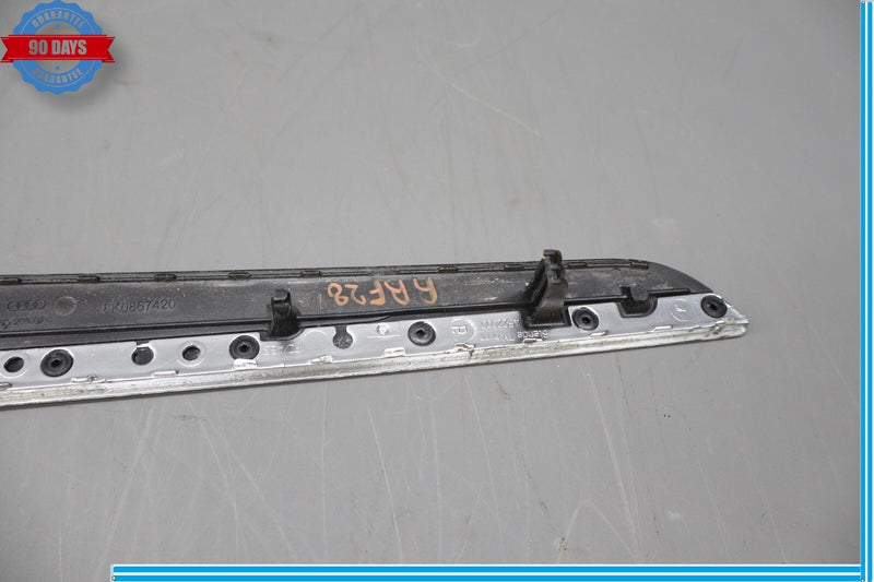 Load image into Gallery viewer, 09-12 Audi A4 Rear Right Passenger Side Interior Woodgrain Door Trim Oem