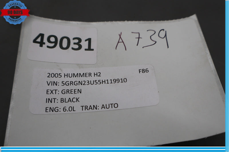 Load image into Gallery viewer, 03-07 Hummer H2 Rear Right Passenger Side Exterior Door Handle Black Oem