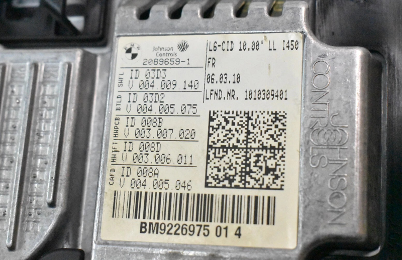 Load image into Gallery viewer, 09-12 BMW 750i 750Li Navigation Information Display Screen 65509226975 Black Oem