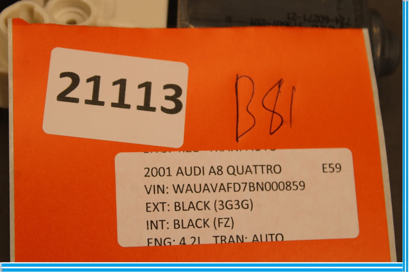 Load image into Gallery viewer, 11-17 Audi A8 Quattro Rear Right Passenger Side Door Window Regulator Motor Oem