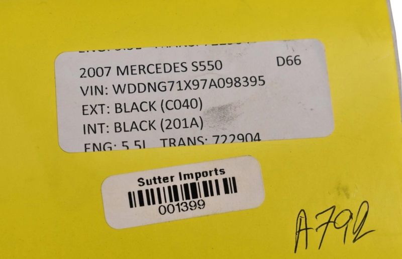 Load image into Gallery viewer, 07-13 Mercedes S550 S400 Hood Safety Catch Lock Latch Release 2218800264 Oem