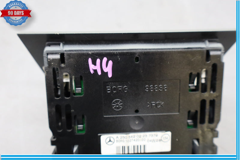 Load image into Gallery viewer, 03-12 Mercedes R230 SL500 AMG Rear Parktronic Buzzer Display PDC Black Oem