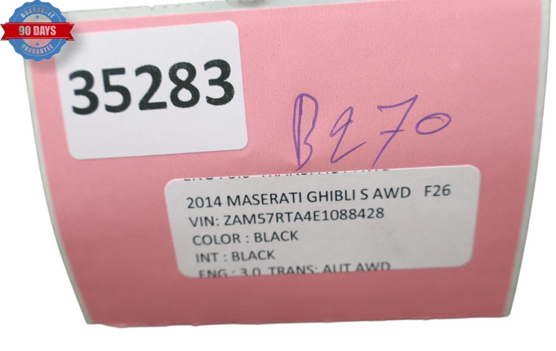 Load image into Gallery viewer, 14-18 Maserati Ghibli S Center Dashboard Analog Clock Trim 670021647 Oem