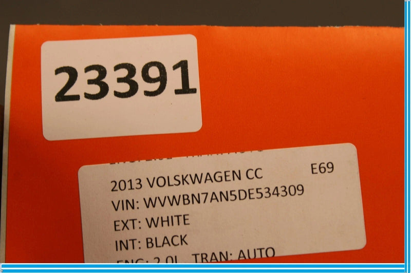Load image into Gallery viewer, 09-17 Volkswagen CC Front Right Passenger Upper Seat Cushion 3C8963557 OEM