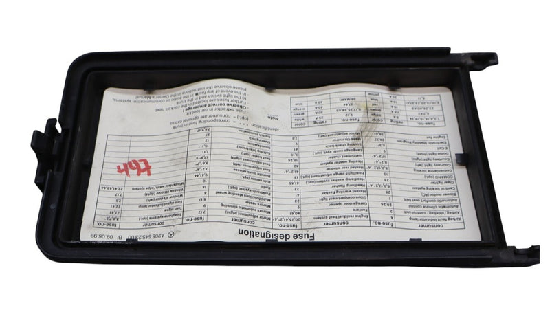 Load image into Gallery viewer, 98-03 Mercedes W208 CLK320 Under Hood Fuse Box Cover Lid Cap A2085452300 Oem