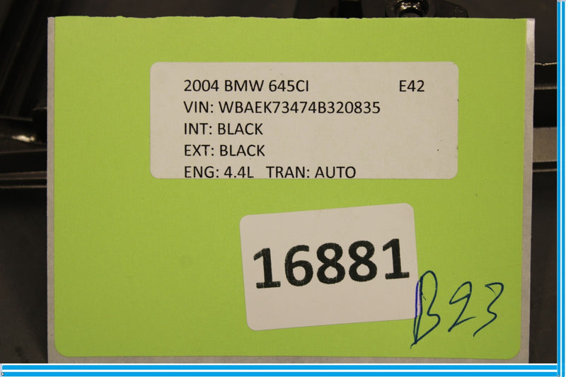 Load image into Gallery viewer, 04-10 BMW 645Ci 650i Center Console Shifter Surround Dark Wood Grain Trim Oem