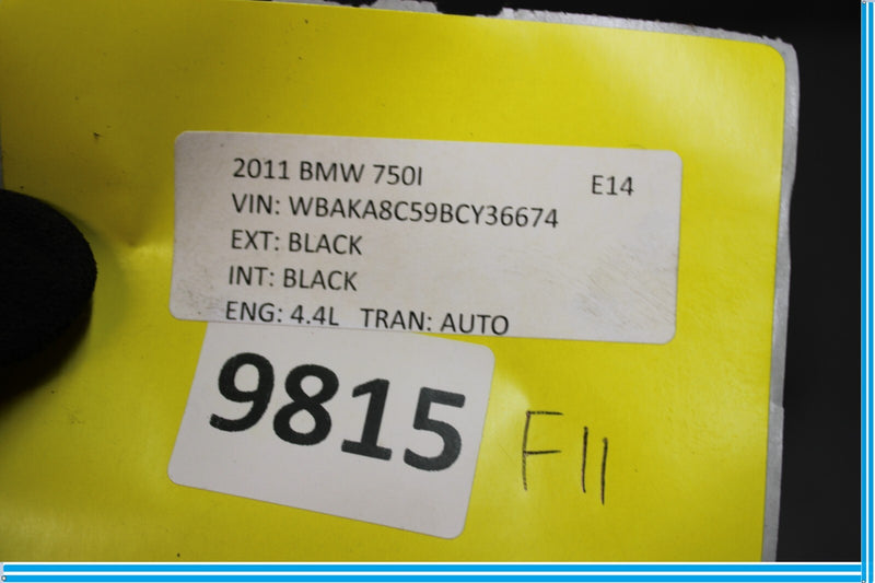 Load image into Gallery viewer, 09-15 BMW 750i Front Right Fender Liner Rearward Splash Shield Oem